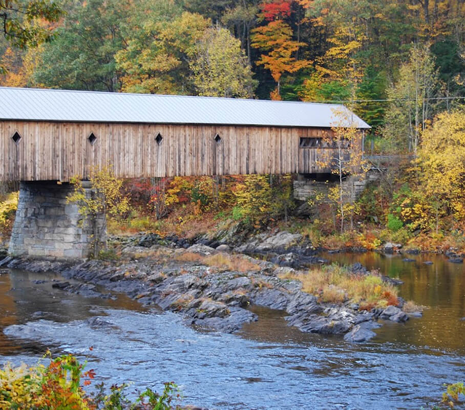 Autumn Bridge img | Vermont Art Poetry