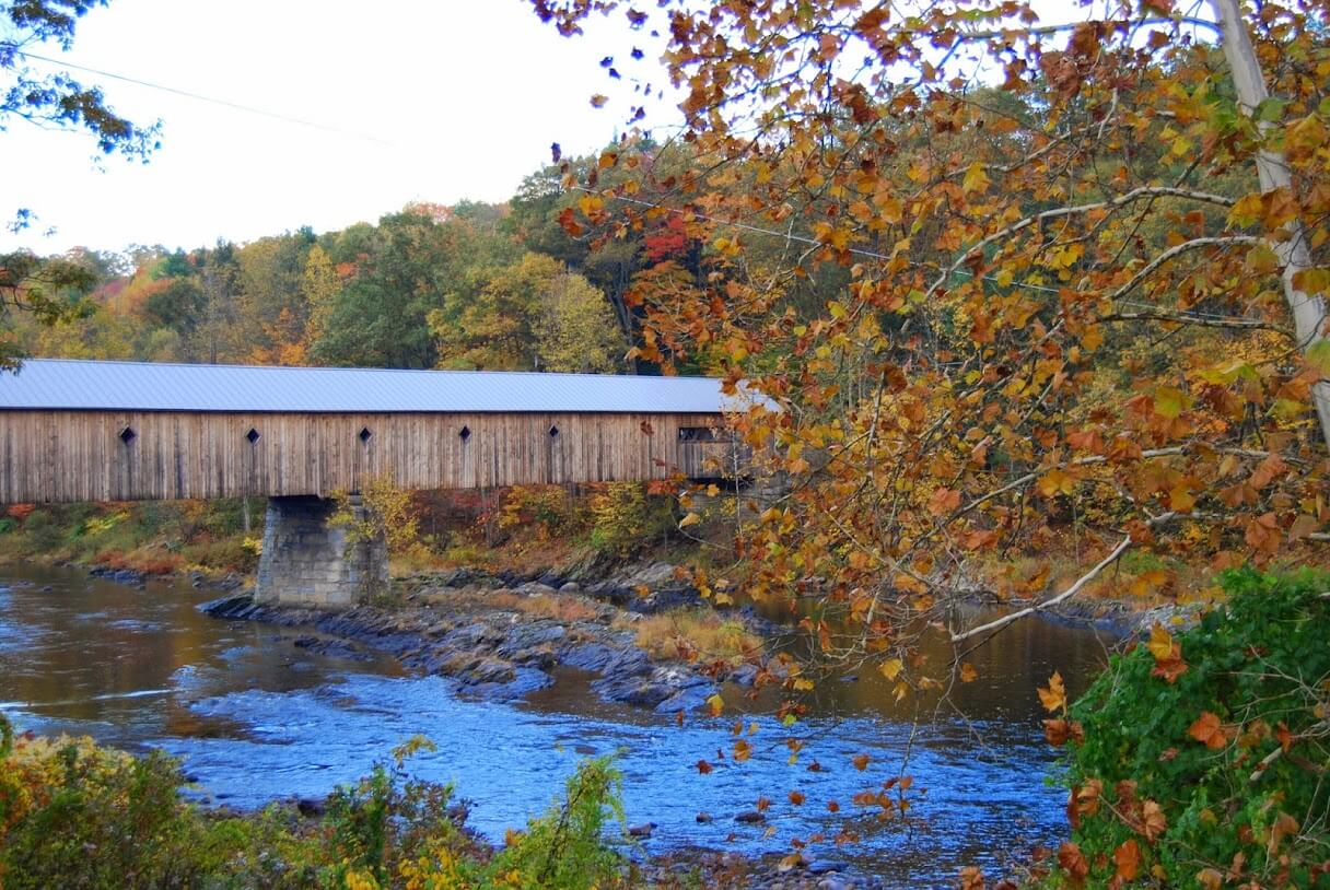 Bridge River Covered - hero img  img | Vermont Art Poetry 